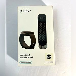 Fitbit Versa 3/Sense Sport Band Black/ Small